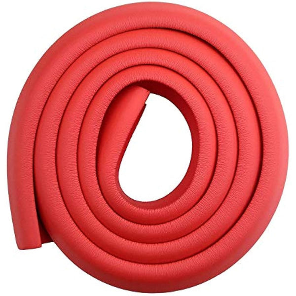 M2cbridge L Shape Extra Thick Furniture Table Edge Protectors Foam Baby Safety Bumper Guard 2 M (Red)