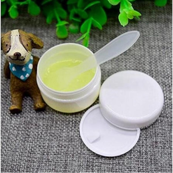 6PCS White Plastic Jar with Dome Lid 8 Oz (250g) Portable Refillable Cosmetic Makeup Face Cream Lotion Jar Lip Balm Lotion Storage Container Bottle Pot Case