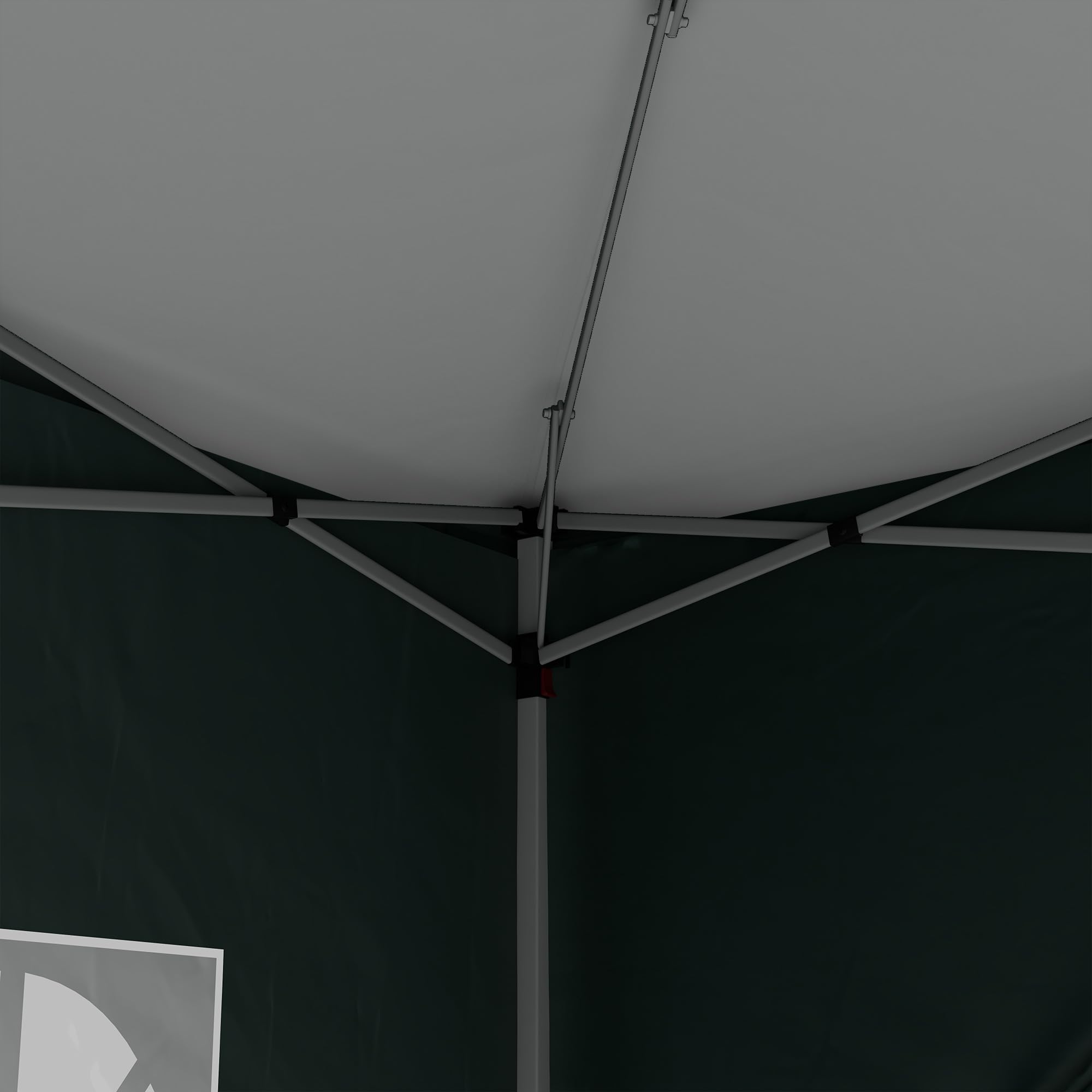 Outsunny 3 x 3(m) Pop Up Gazebo, Water and UV Resistant Party Tent Camping Canopy Marquee with Carry Bag, Blue