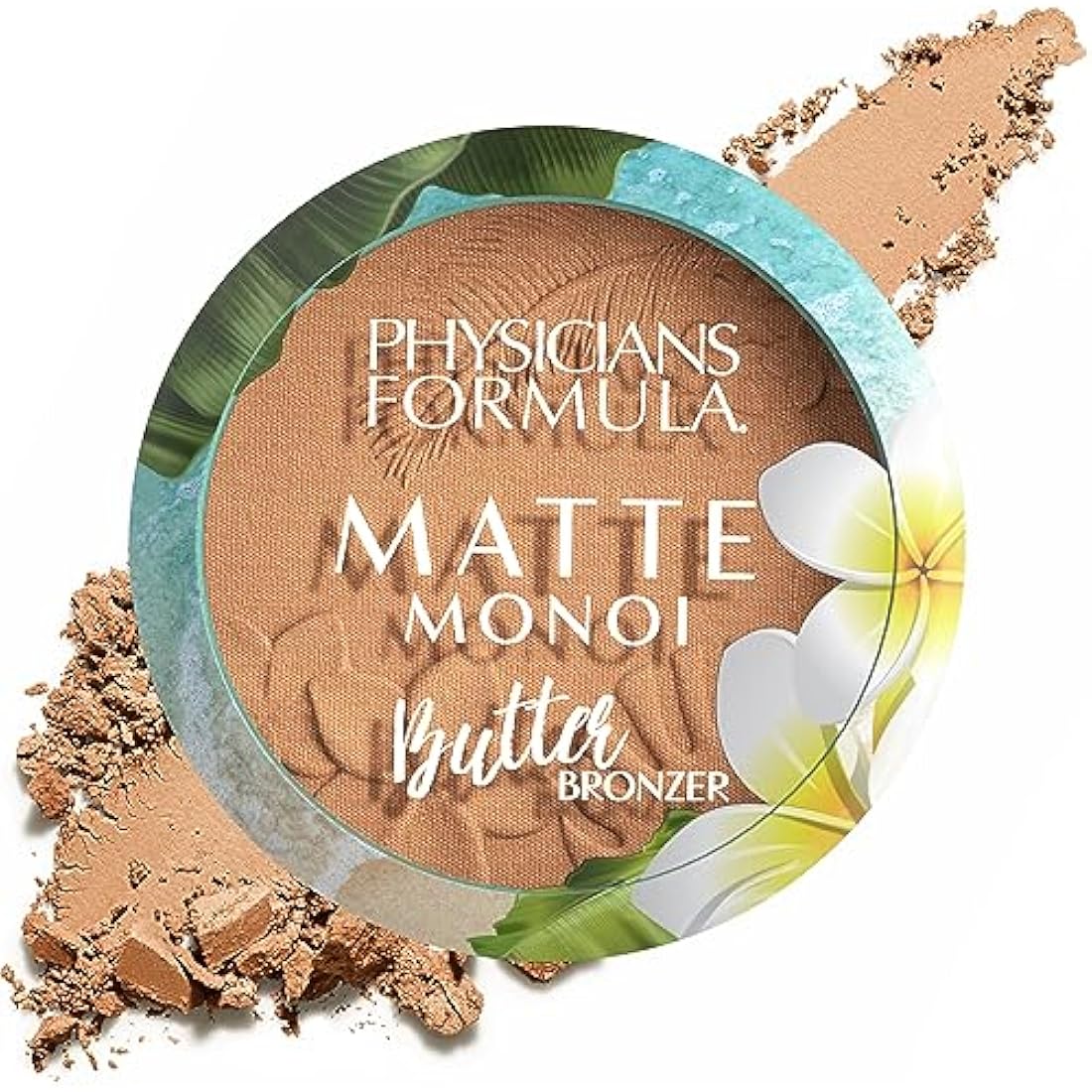 Physicians Formula, Matte Monoi Butter Bronzer Powder, Waterproof Matte Formula Infused with Nourishing Monoi and Murumuru Butter, for Bronzing and Contouring, Shade Bronzer
