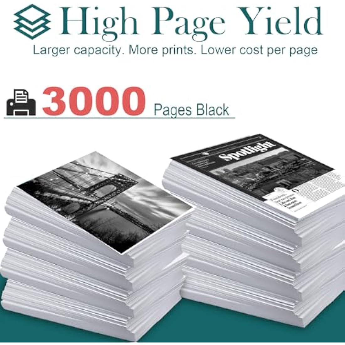 HenceBuy Compatible B210 B205 B215 Toner Cartridge 106R04347 for Xerox B210 B210DNI B205 B205DNI B205MFP B215 B215DNI B215MFP Printers 3000 Pages ( Black, 2-Pack )