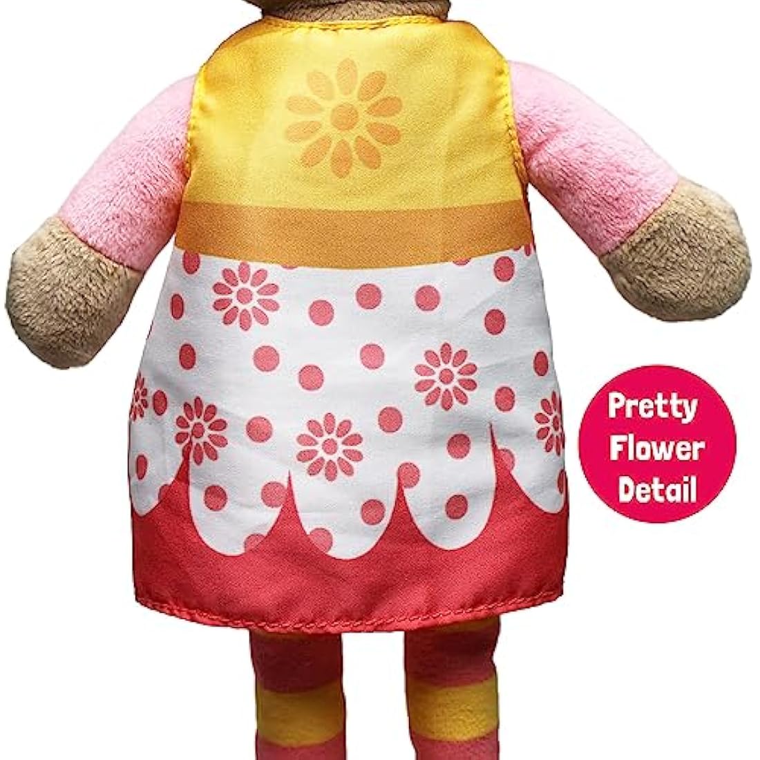 In the Night Garden Upsy Daisy Talking Teddy Bear, Cbeebies Cute & sensory toys. Comforting sounds. Kids Toys & Baby toys 0-6 months, Pink