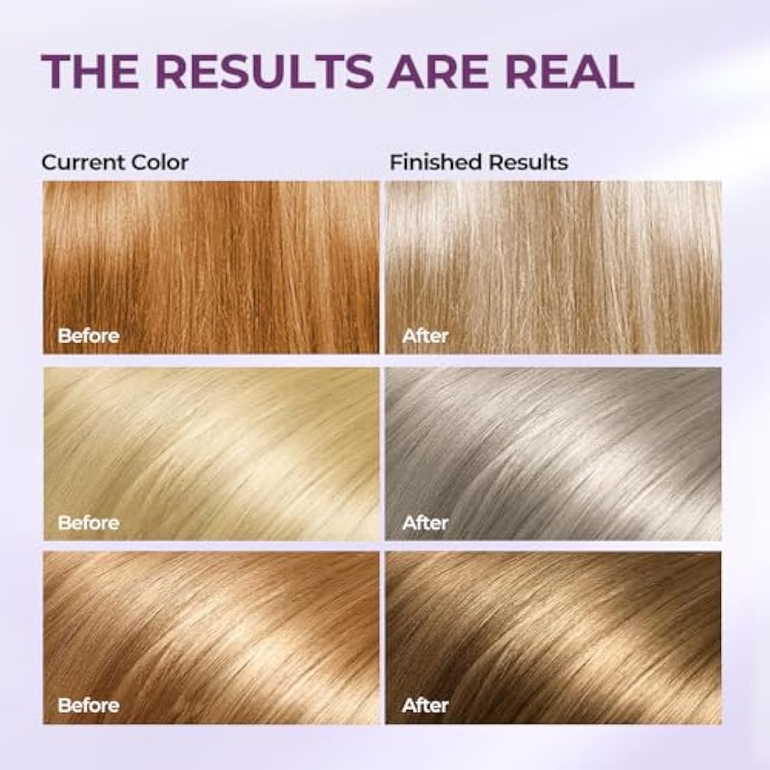 Karseell Purple Hair Mask and Purple Shampoo Set, Neutralizes Brass & Yellow Tones for Blonde, Gray, Silver Hair, 2 x 500ml