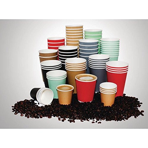 Fiesta Green Recyclable Espresso Coffee Cups 114 ml / 4 oz (Pack of 1000), Kraft Brown, Single Wall, Renewable Paperboard, Polyethylene Lining