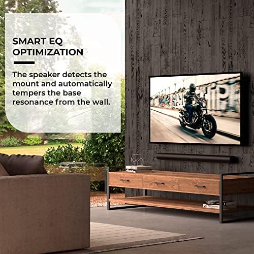 HumanCentric Wall Mount Compatible with Sonos Arc and Sonos Arc Ultra Sound Bar (Black), Mount on Wall Under TV, Floating Style, Hidden Design, Hardware Included