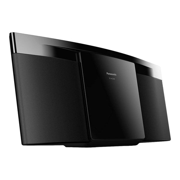 Panasonic SC-HC200EB-K Modern HiFi System with FM Radio, 20W Speaker and CD Player, Bluetooth, USB playback, Black