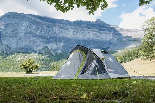 Coleman Tent Darwin 2-4 Person | Compact Lightweight Dome Tent | Models with Darkened Bedroom | Camping, Festival and Hiking Tent | 4500mm Waterproof | with Sewn-in Groundsheet