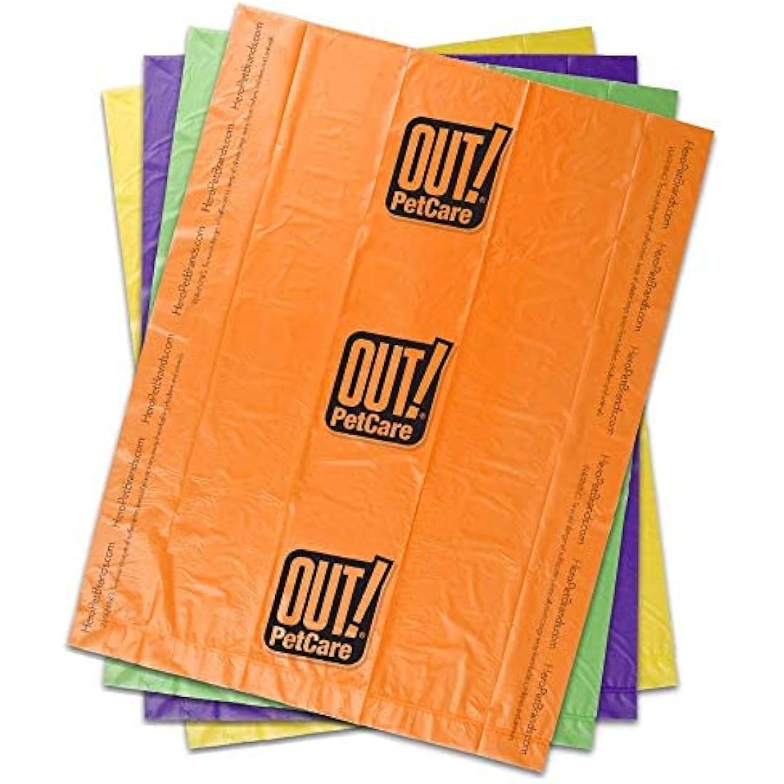 OUT! Dog Poo Bags, Strong, Leak Proof Dog Waste Bags 120 Green Bags