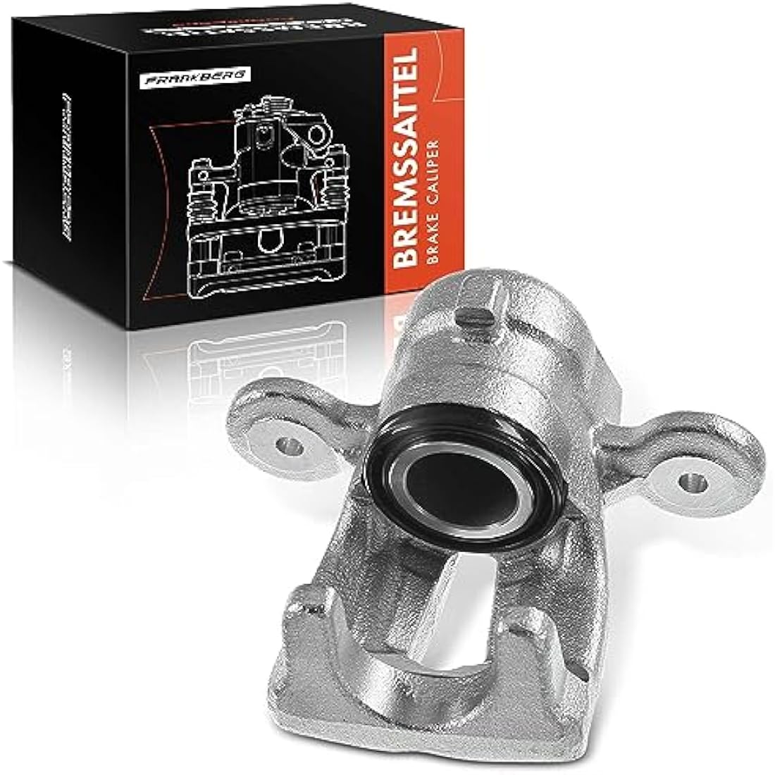 Frankberg Brake Caliper Disc Brake Rear Right Cast Aluminium Compatible with 1 Series E81 116d-120i 1 Series E87 116d-120i 3 Series E90 316d-320i 3 Series Coupe E92 316i Replace# 34216776378