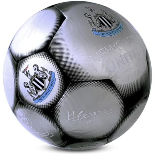 Hy-Pro Officially Licensed Classic Signature Football - Metallic, Size 5, Training, Match, Merchandise, Collectible For Kids and Adults