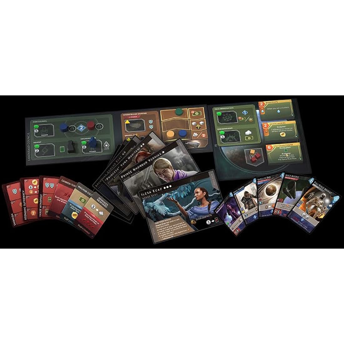 Direwolf, Dune Imperium - Rise of Ix, Board Game Expansion, Ages 14+, 1-4 Players, 60-120 Minutes Playing Time