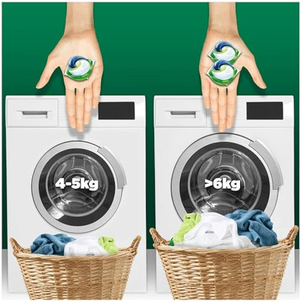 Ariel All-in-1 PODS®, Washing Liquid Laundry Detergent Capsules 108 Washes (54x2), Original, Outstanding Stain Removal In 1 Wash, Brrrilliant In Cold & Short