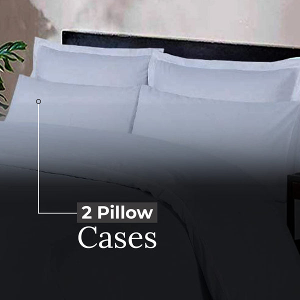 DTEX HOMES Duvet Cover Set 100% Pure Cotton Hotel Quality 800 Thread Count Duvet Set with Pillowcases Easy Care and Super Soft Luxury Bedding Super