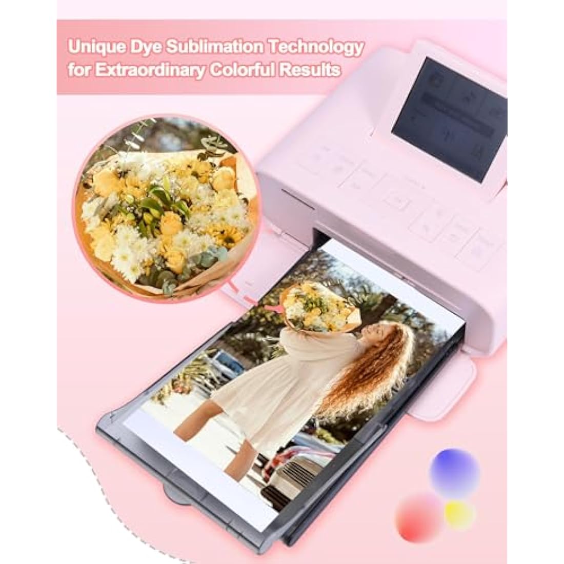 Aken Ink and Paper Set, KP-108IN 3115B001(AA) for Canon Selphy CP Series Photo Printers, 3 Ink Cartridges and 108 Glossy 4x6 inch Photo Papers