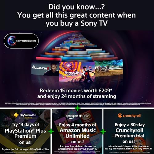 Sony BRAVIA, KD-65X75WL, 65 Inch, LED, Smart TV, 4K HDR, Google TV, ECO PACK, BRAVIA CORE, Narrow Bezel Design