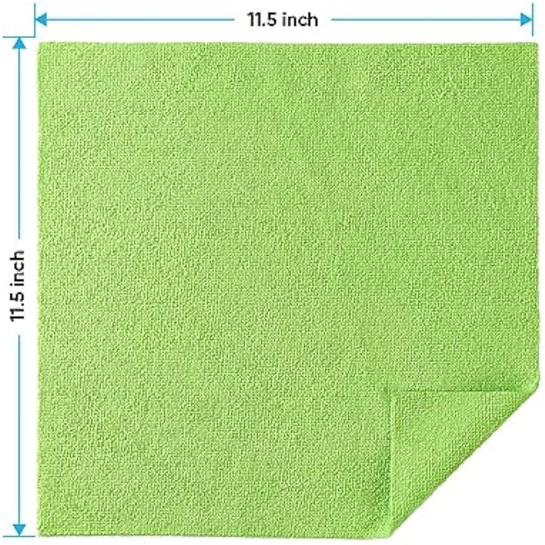 HOMEXCEL Microfibre Cleaning Cloths 100 Pack, Highly Absorbent Cleaning Towels, Lint Free & Scratch-Free Cleaning Rags for House, Kitchen and Car, Multi-Color Microfibre Towels 30X30 CM