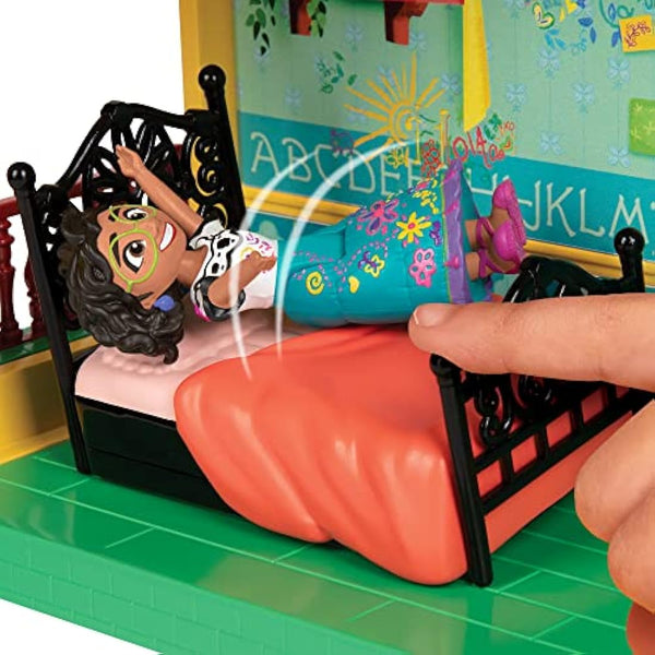 Disney Encanto Mirabel Bedroom Playset, Interactive Playset Includes Step and Surprise Feature, Singing Bed and 5 Accessories For Added Play, Mirabel Doll Included!