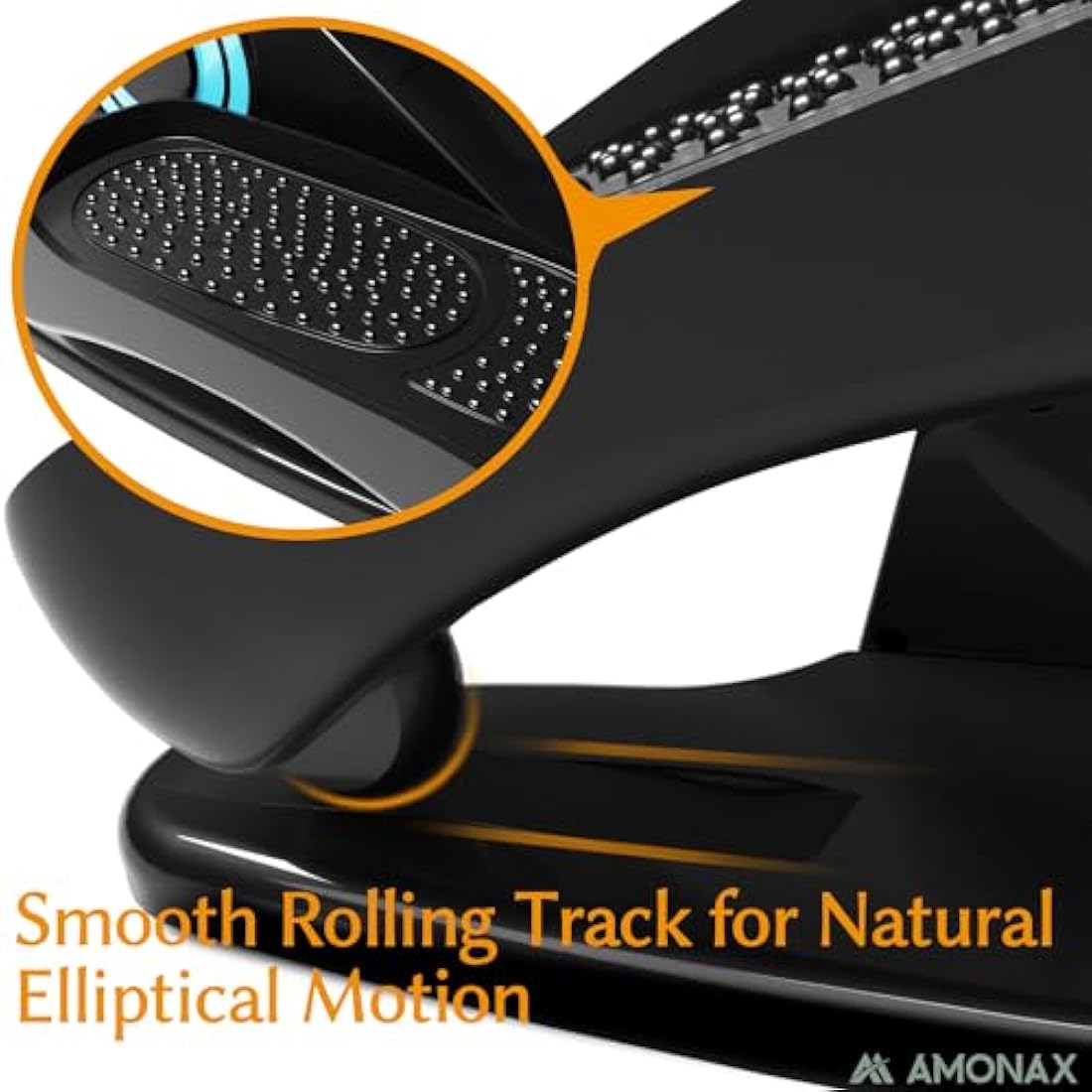 Amonax Electric Pedal Exerciser, Seated Elliptical Machine Cardio Under Desk Exercise Bike, Mini Cycle Trainer for Elderly, Sit down Foot Step Machine Leg Exercise Equipment for Home Use