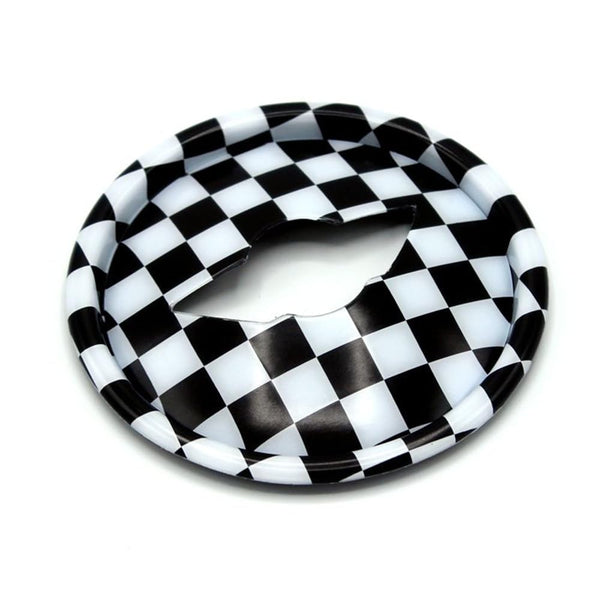 ABS Plastic Steering Wheel Decoration Trim Cover Sticker Shell for Mini Cooper F54 Clubman F55 Hardtop F56 Hatchback F57 Convertible F60 Countryman 2014~2020 (Union Jack Gray)