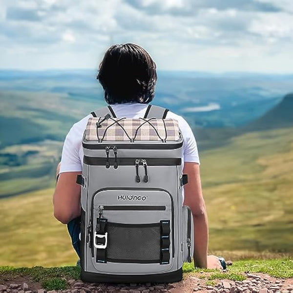 Hulongo Large Waterproof Insulated Cooler Backpack for Men & Women, Leak Proof Cooler Backpack