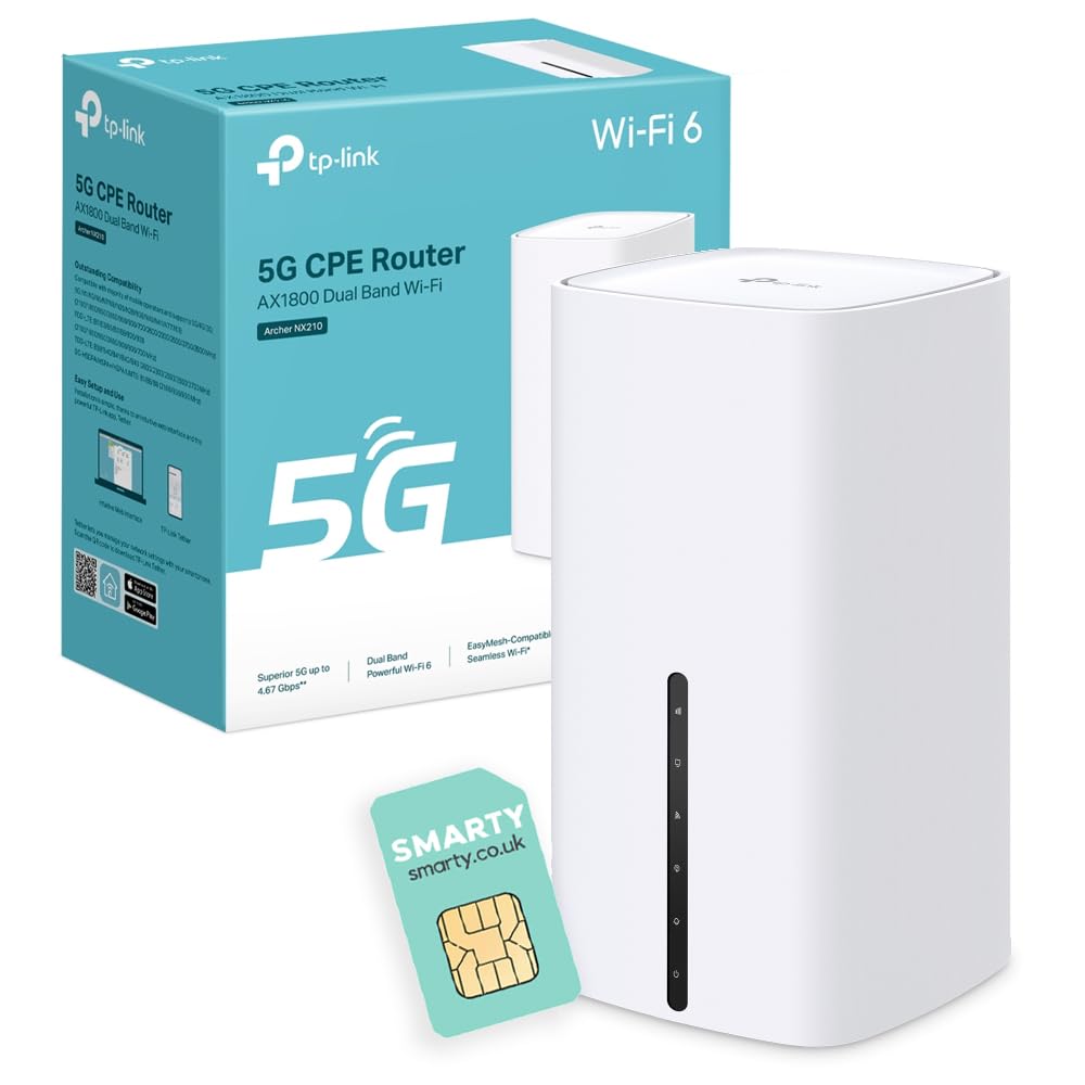 TP-Link Archer AX53 AX3000Mbps Dual-Band WiFi 6 Router, Fast Full Gigabit Ports, Ultra-Low Latency, EasyMesh Compatible, WPA3, Optimal for Gaming, Works with Alexa, Client & Server VPN