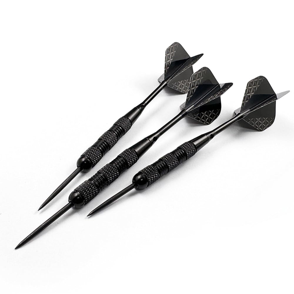 Steel Tip Darts Set,3 Pack Professional Dart with Aluminum Shafts and Darts Case