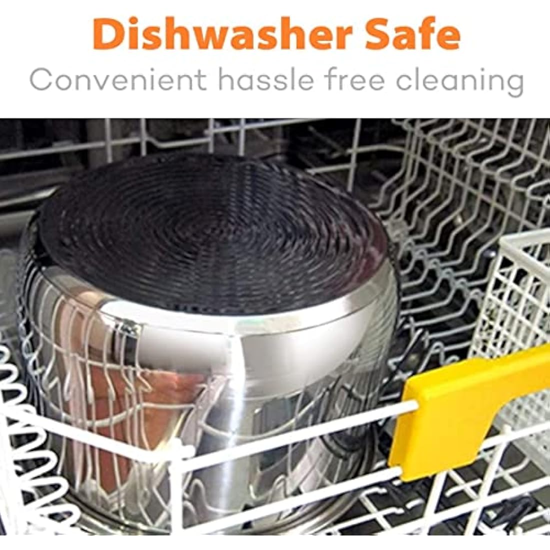 Goldlion Stainless Steel Inner Pot Compatible with Ninja Foodi 6.5 Quart Accessories Replacement Insert Liner