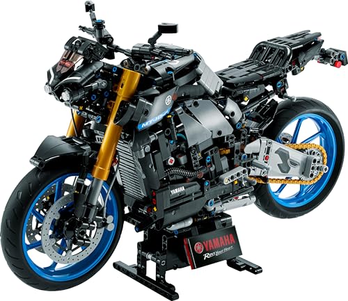 LEGO Technic Yamaha MT-10 SP Motorbike Mode Kit for Adults to Build, Authentic Motorcycle Replica Building Set with 4-Cylinder Engine, Functional Steering and AR App, Gift for Men & Women 42159