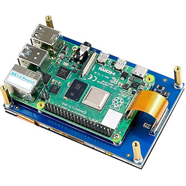 4.3inch DSI LCD Capacitive Touch Screen Display 800×480 Resolution IPS Wide Angle Monitor for Raspberry Pi 4B/3B+/3A+/3B/2B/B+/A+, Supports Ubuntu/Kali / WIN10 IoT