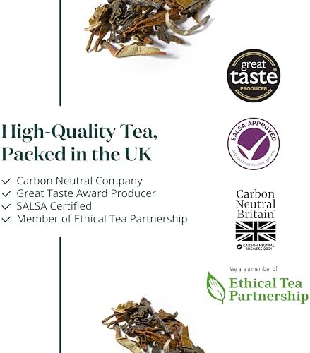English Breakfast Tea Loose Leaf - Sri Lankan Ceylon Tea Leaves with Full-Bodied Briskness & Warm, Toasted Caramel Notes - Easy to Brew Black Tea by The Tea Makers of London 1Kg