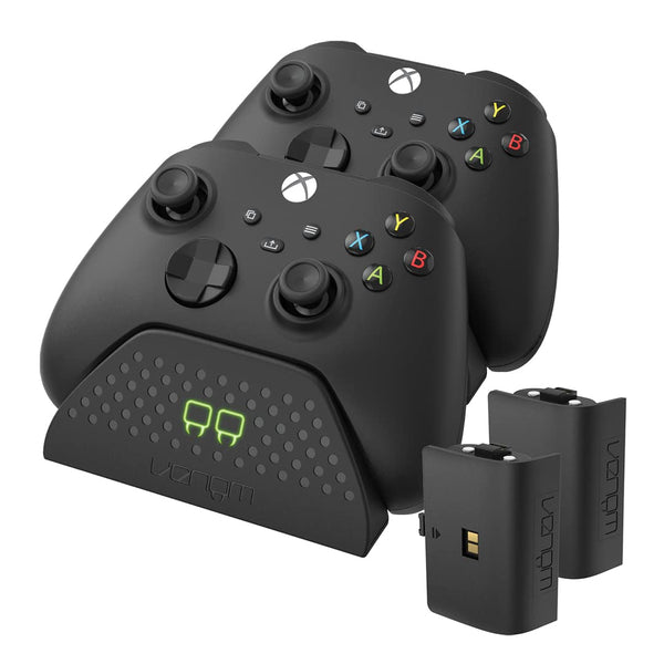 Venom Charging Dock with Rechargeable Battery Pack - Black (Xbox Series X & S/Xbox One)