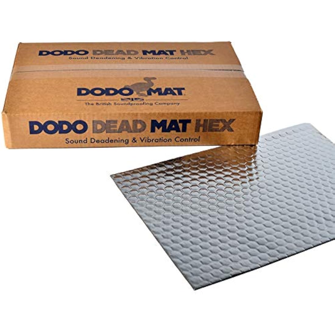 Dodo Mat DEADN Hex sound deadening mat, 20 Sheets, 20 sq.ft (1.8sq.m), car & van sound proofing, vibration damping