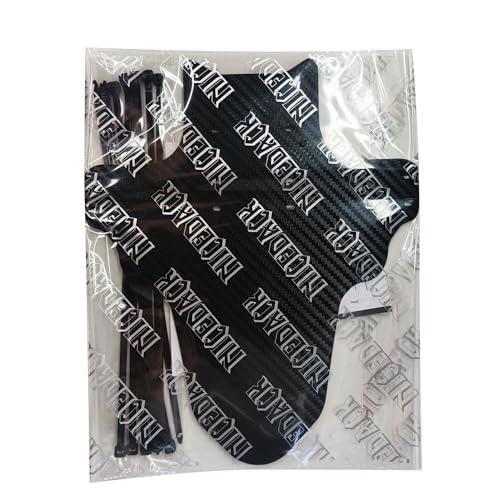 NICEDACK Mudguards Mountain Bike, 2 Pieces Mudguard Fit 20-29 Inch MTB Mudguard Front and Rear Compatible Bicycle Splash Guard