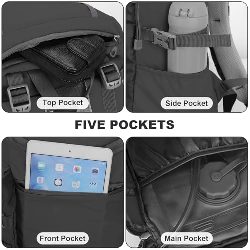 jianyana Hiking Backpack Waterproof 30L Foldable Rucksack Lightweight Camping Bag skiing climb mountains Camping Trekking Hiking Walking Cycling Climbing Outdoor Sports for Women Men