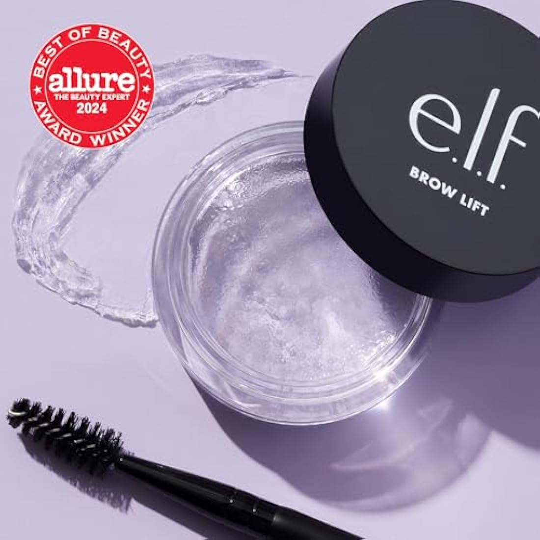 e.l.f. Brow Lift, Clear Eyebrow Shaping Wax For Holding Brows In Place, Creates A Fluffy Feathered Look