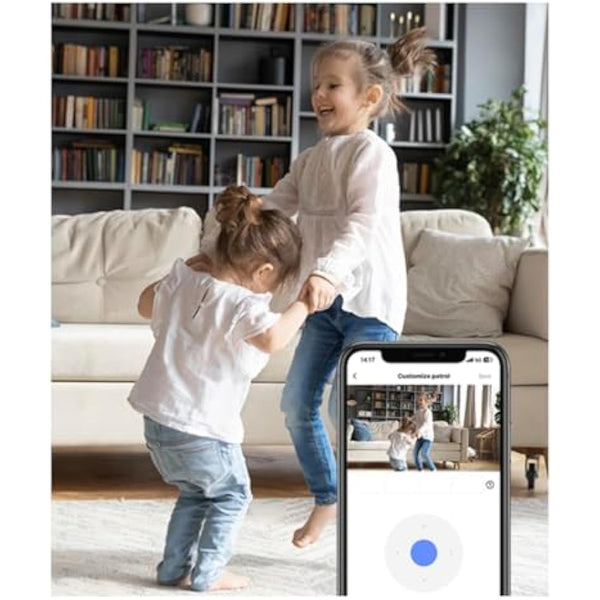 EZVIZ Indoor Camera No Monthly Fee, 512GB Supports, Spotlight Colour Night Vision, Dual Band Wifi, One-touch-calling Button, Two-way Audio, Sound/Human Detection, Works with Alexa (CP1 Pro 2MP)