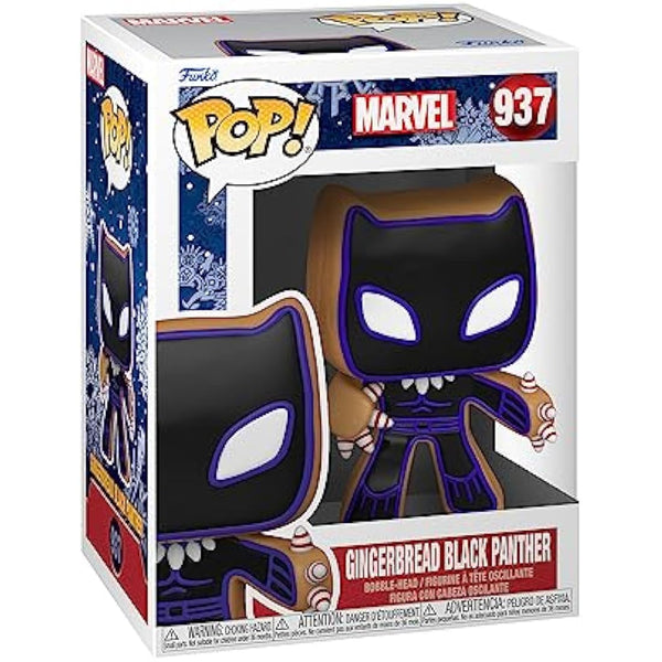 Funko POP! Marvel: Holiday - Black Panther - Marvel Comics - Collectable Vinyl Figure - Gift Idea - Official Merchandise - Toys for Kids & Adults - Comic Books Fans - Model Figure for Collectors