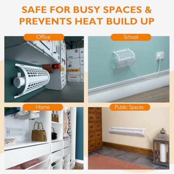 Hylite Ecoheater 1ft Tube Heater Guard White