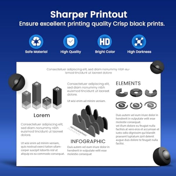 Hookink 2Black TN2510 TN-2510 Toner Cartridge Compatible with Brother TN2510 for HL-L2400DW HL-L2400DWE HL-L2445DW DCP-L2627DWXL DCP-L2620DW MFC-L2860DWE MFC-L2800DW MFC-L2835DW MFC-L2827DWXL