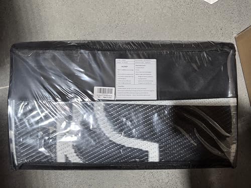 Cekene Large Outdoor Rug Waterproof Black 245x305cm Patio Rugs Reversible RV Camping Mat Lightweight Plastic Portable Outdoor Carpet for Picnic Porch Deck Backyard BBQ Beach