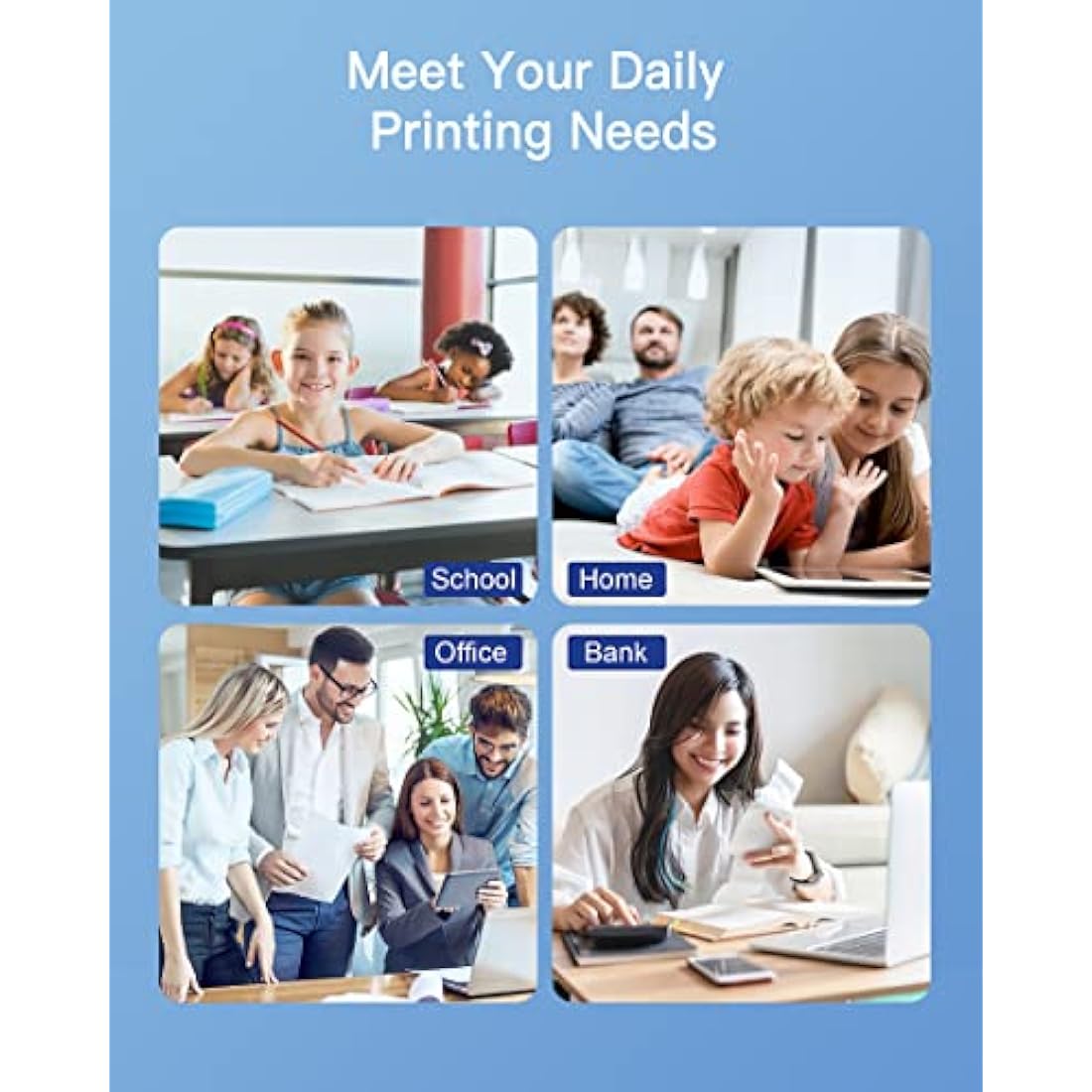 GPC Image 963XL Ink Cartridges Multipack Remanufactured for HP 963 963XL Ink Compatible for HP Officejet Pro 9020 9014 9015 9016 9018 9019 9022 9025 Printers (1 Black, 1 Yellow, 1 Cyan 1 Magenta)