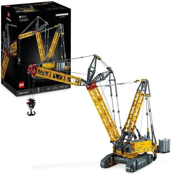 LEGO Technic Liebherr Crawler Crane LR 13000 Set, Build the Ultimate Remote Controlled Construction Vehicle with Control+ App, Winch System and Luffing Jib, Large Model for Adults, Men, Women 42146