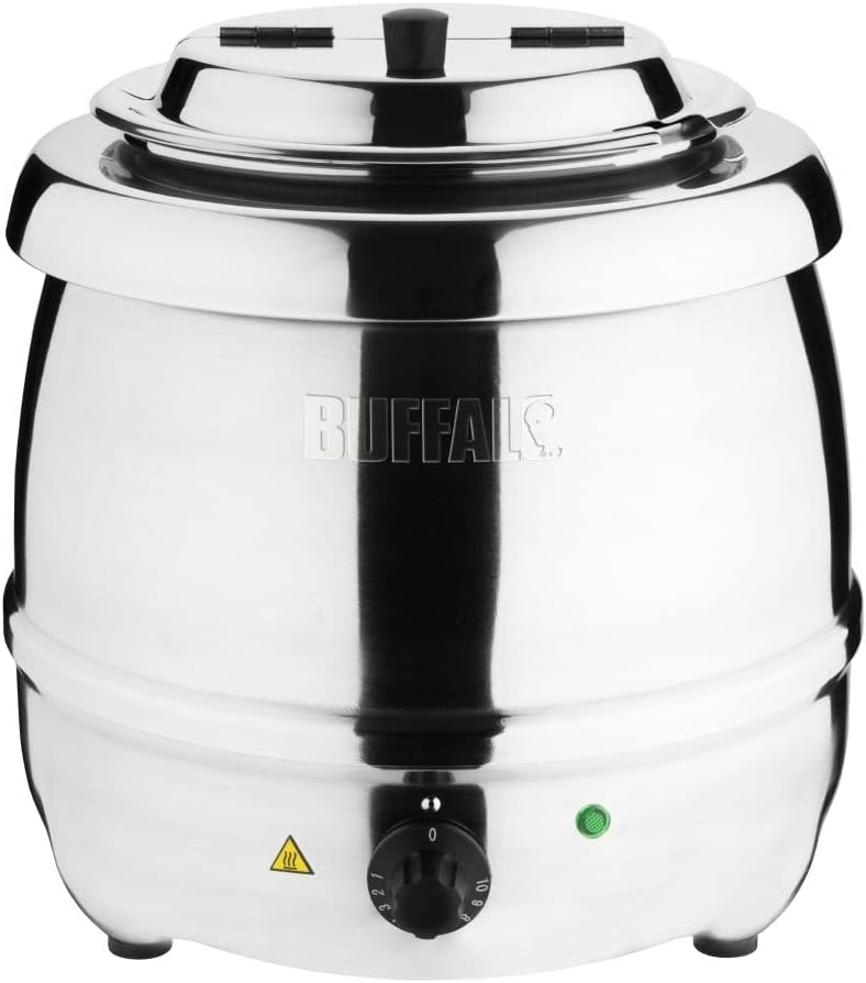 Buffalo Stainless Steel Soup Kettle 10L Commercial Electric Jug 360X345Mm