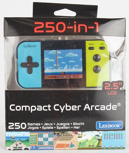 Lexibook, Power Cyber Arcade®, 300 Games Portable Game Console, JL3000