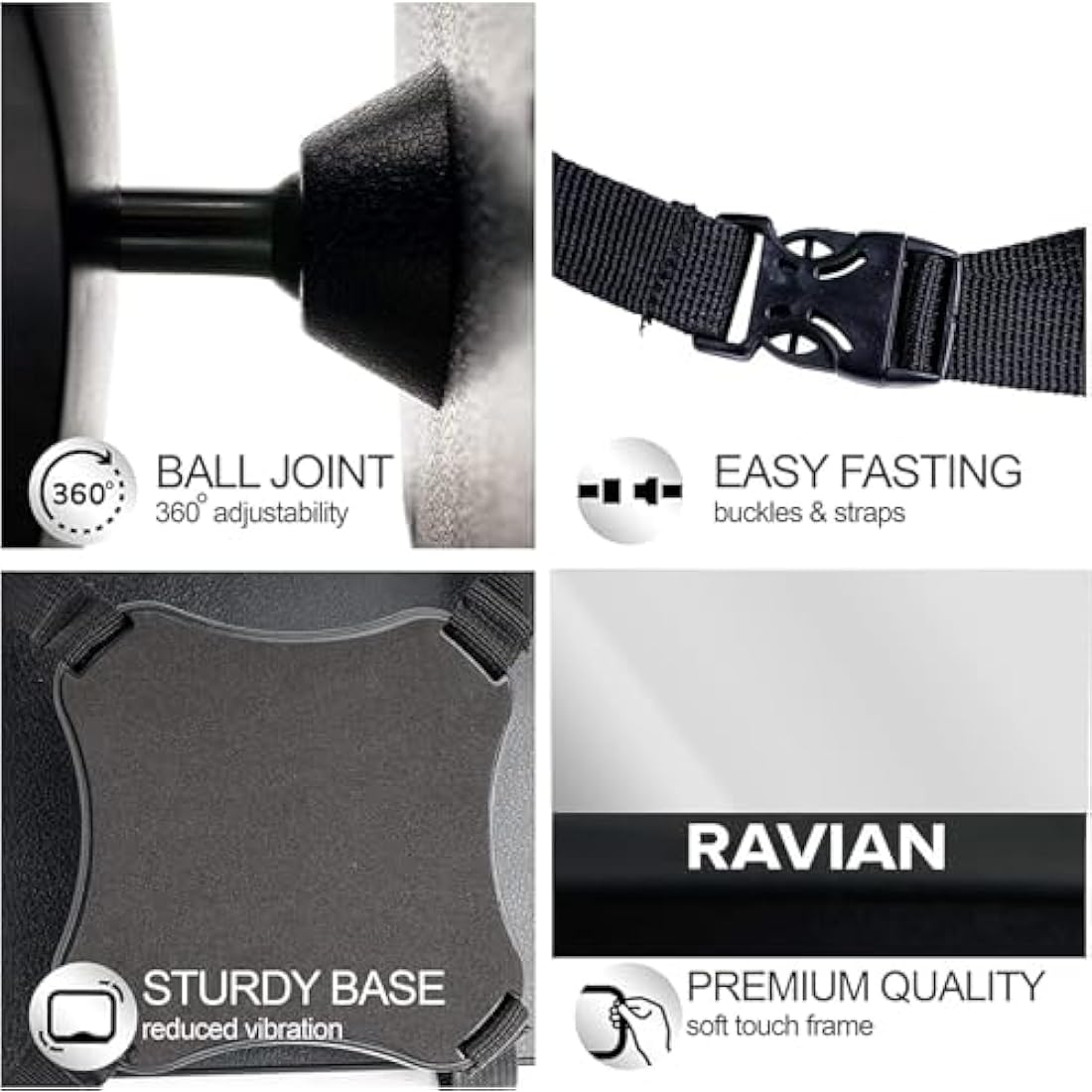 Baby Car Mirror for Back Seat Safest Newborn Essentials with Rear View, Shatterproof, Adjustable to See Rear Facing for Infants, Kids and Pets