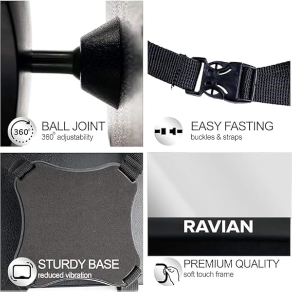 Baby Car Mirror for Back Seat Safest Newborn Essentials with Rear View, Shatterproof, Adjustable to See Rear Facing for Infants, Kids and Pets