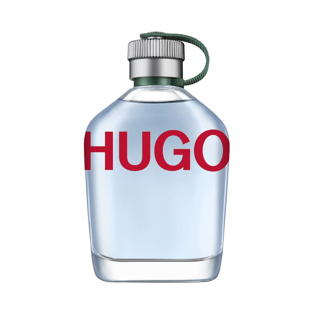 HUGO Man Eau de Toilette, Men's Perfume, Notes of Crispy Green Apple and Fir Balsam, Aromatic Fragrance, Medium Longevity, 200ml