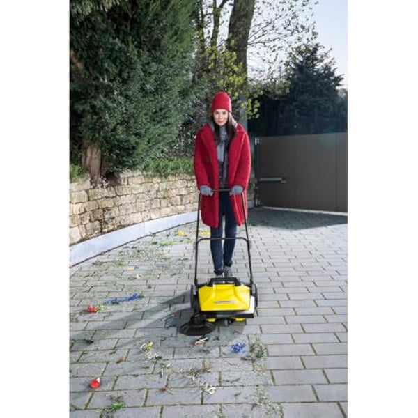 Kärcher 1.766-320.0, Kächer S 4 Mechanical Sweeper, Black, Yellow