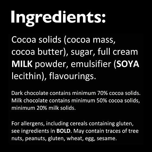 Hotel Chocolat Milky 50% Hot Chocolate Sachets - Luxury Chocolate Flakes - Pack of 20 Single-Serve Sachets, 700g - Made To Pair With The Velvetiser - Serve Hot or Iced