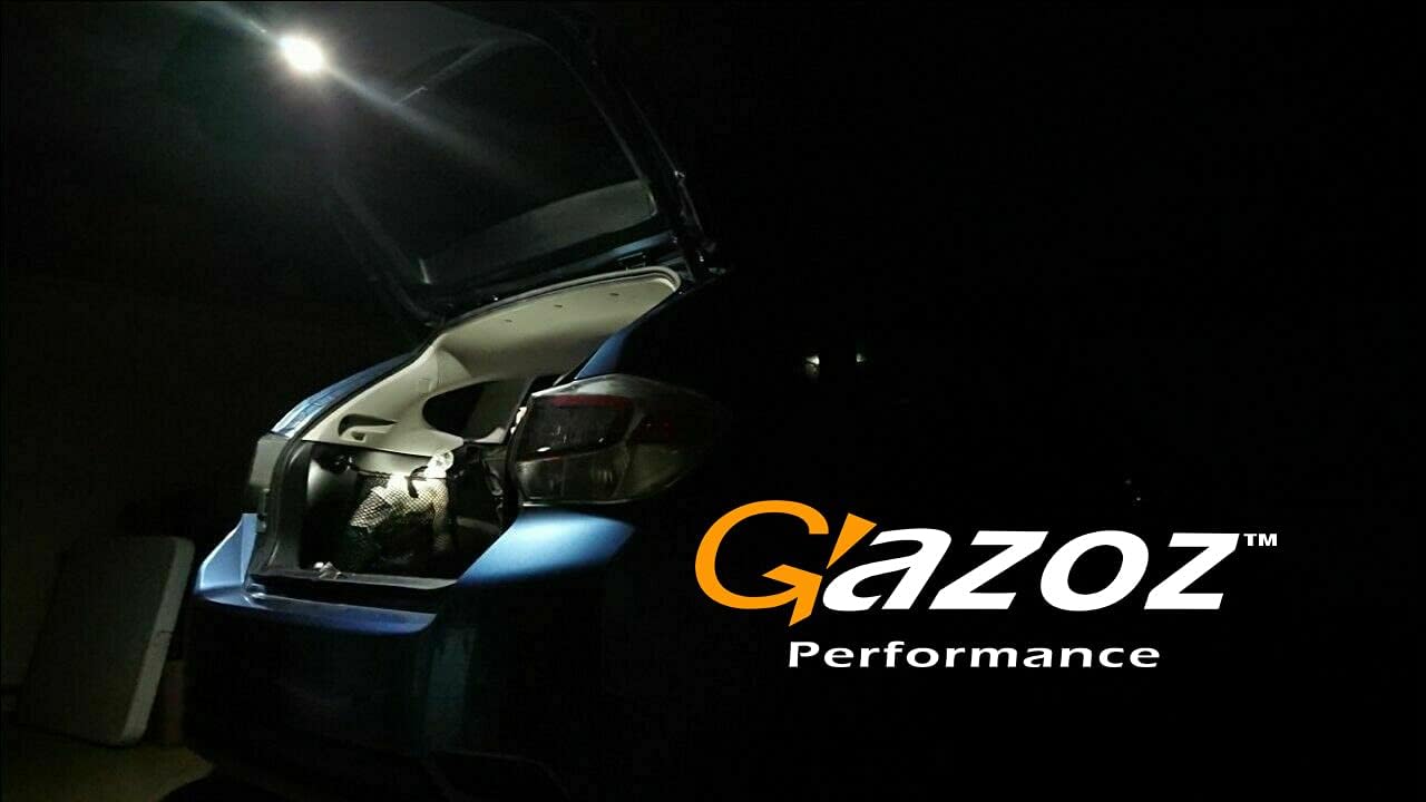 GAZOZ PERFORMANCE Overhead Trunk Lift Gate LED Lights Lamp Kit W/Harness Compatible with 2012-2023 Crosstrek Gen1 Gen2 (XV) Impreza